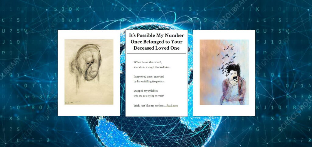 It's Possibile My Number Once Belonged to Your Deceased Loved One triptych