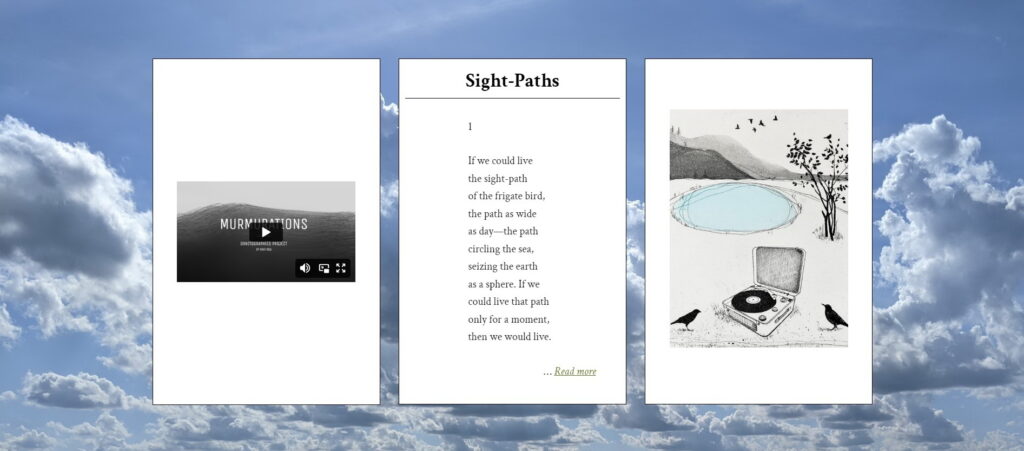 Sight-Paths triptych