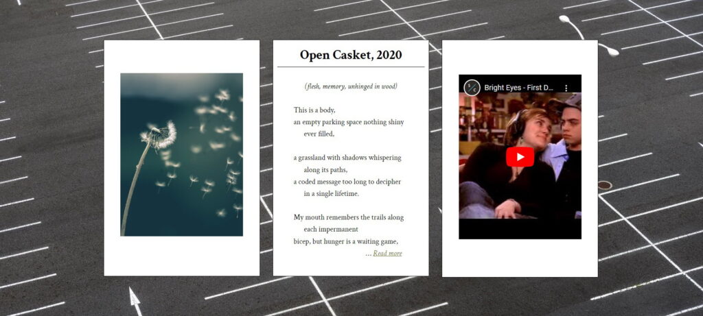 Open Casket, 2020 triptych