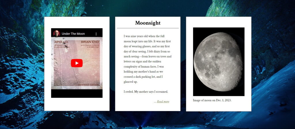 Moonsight triptych